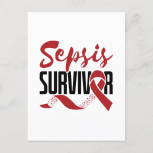 Carte Postale Sensibilisation des survivants de la sepsis