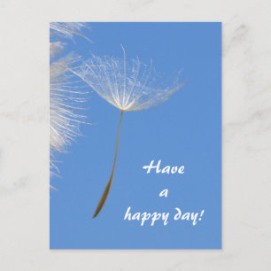 Carte Postale Sentez libre - Flying Dandelion seed