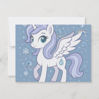 Carte Postale Sentez-vous mieux bientôt - Jolie Pony Flying obte