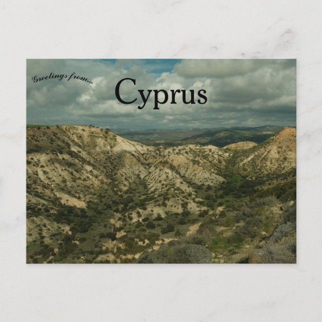 Carte Postale Sentier de Genesis Aphrodite Pissouri Chypre (Devant)