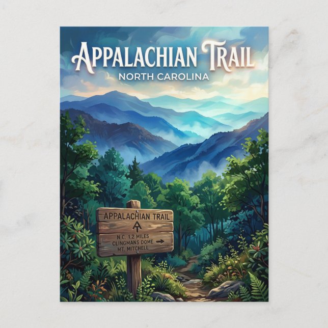 Carte Postale Sentier des Appalaches États-Unis (Devant)