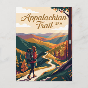 Carte Postale Sentier des Appalaches USA