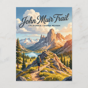 Carte Postale Sentier John Muir Californie