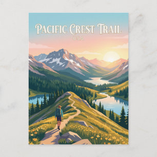 Carte Postale Sentier Pacific Crest USA