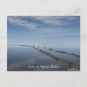 Carte Postale sentier salé uyuni