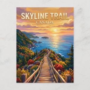 Carte Postale Sentier Skyline Canada