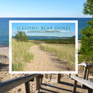Carte Postale Sentier Sleepy Bear Trail Lac Supérieur, dunes Sle