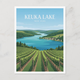 Carte Postale Sentier viticole du lac Keuka Hammondsport New Yor