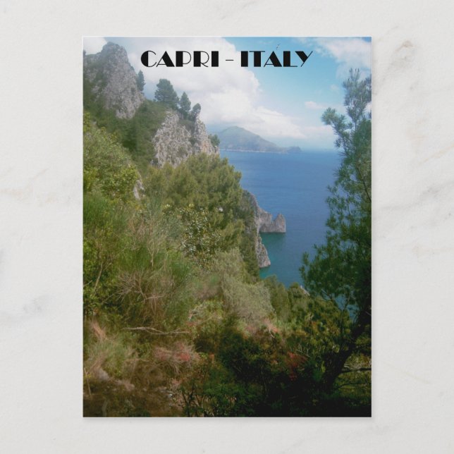 Carte postale Sentiero dei Cacciatori, île de Capr (Devant)