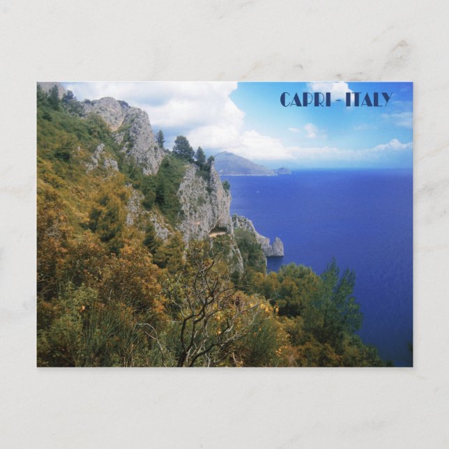 Carte postale Sentiero dei Cacciatori, île de Capr (Devant)
