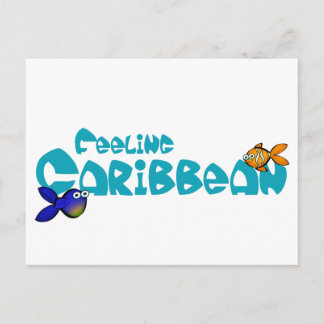 Carte Postale Sentiment caribéen