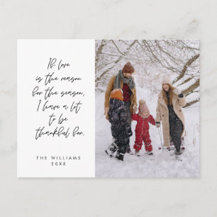 Carte Postale Sentimental, Joyeux Noël, Photo de famille