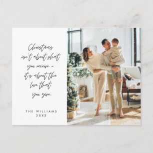 Carte Postale Sentimental, Joyeux Noël, Photo de famille