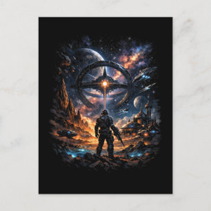 Carte Postale Sentinelle de la Porte des Étoiles