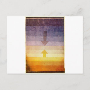 Carte Postale Séparation en soirée par Paul Klee