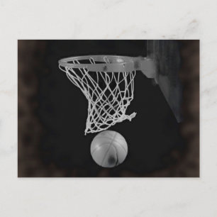 Carte Postale Sepia Basketball