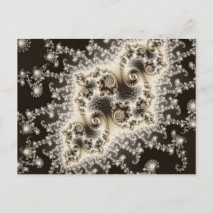 Carte postale Sepia Brown Jellyfish