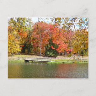 Carte Postale Sept sources Pont d'automne III Paysage d'automne