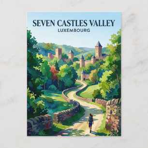 Carte Postale Septfontaines, Vallée des Sept Châteaux, Guttland,