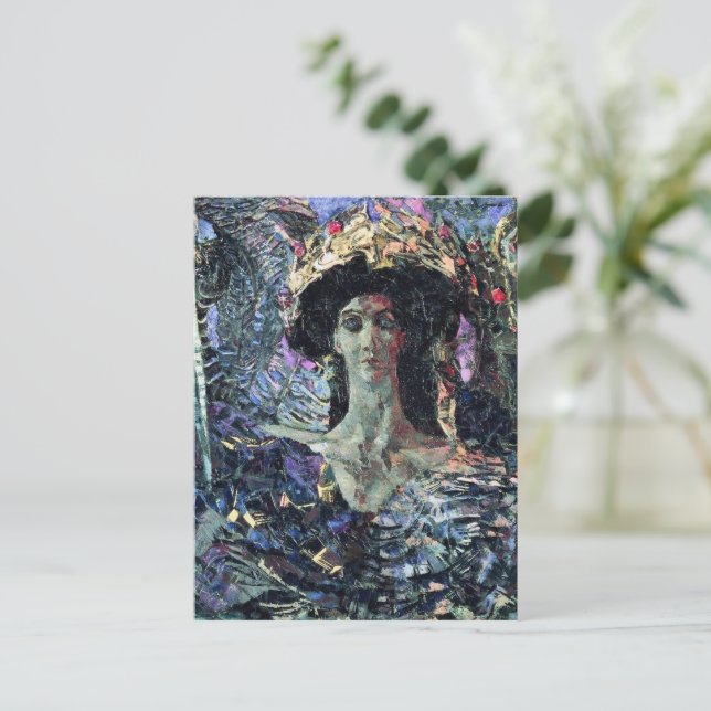 Carte Postale Seraphim à six ailes (Azrael) par Mikhail Vrubel (Debout devant)