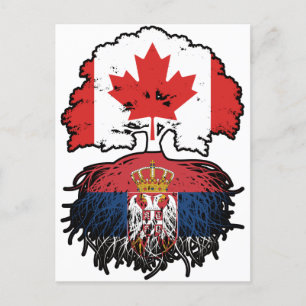 Carte Postale Serbia Serbian Canadian Canada
