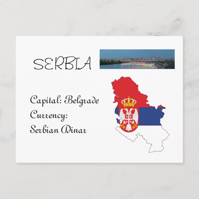 Carte Postale Serbie (Devant)