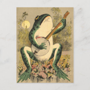 Carte postale Serenade Frog