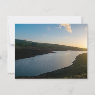 Carte Postale Sérénité de l'heure dorée au réservoir de Baitings