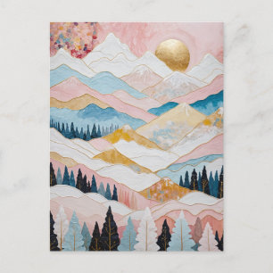 Carte Postale Sérénité des montagnes