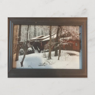 Carte Postale Sérénité du journal à la maison