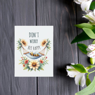 Carte Postale Sérénité en fleur - Harmonie des abeilles et des m