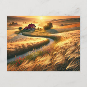 Carte Postale Sérénité rurale