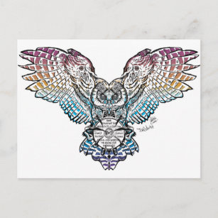 Carte Postale Serenity Owl