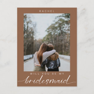 Carte Postale Serez-vous ma servante d'accueil Boho Chic Photo M