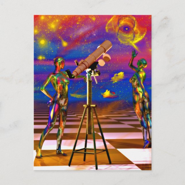 Carte Postale Série d'art surréaliste (Devant)
