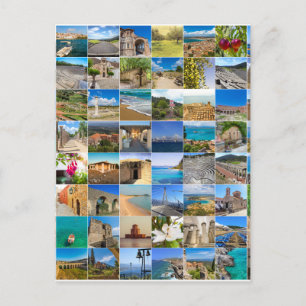 Carte Postale série de photos de Peloponnes, Grèce, Europe