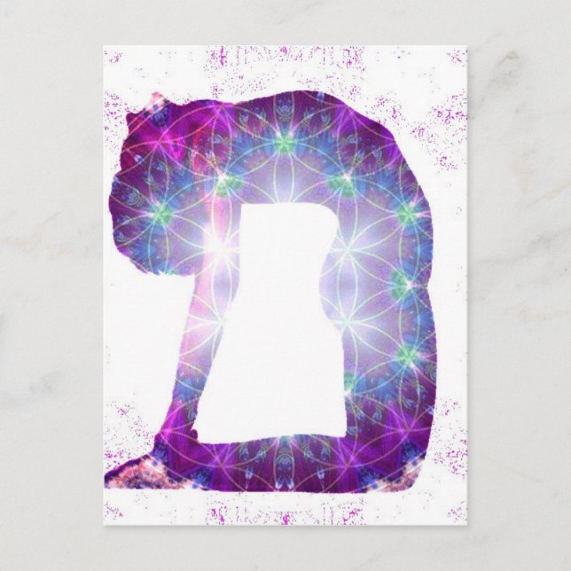 Carte Postale Série de pose de déesse de yoga (Devant)