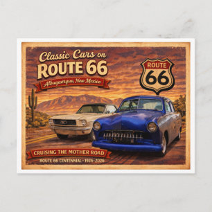 Carte Postale Série du centenaire de la route 66 (4 sur 6)
