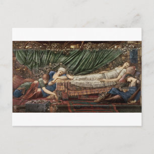 Carte Postale Série "Le Rose", 4 : La beauté du sommeil, 1