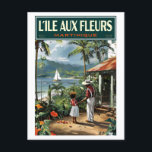 Carte Postale Série L'île aux Fleurs 2ZFT67-16<br><div class="desc">La Martinique,  des kilomètres de plage mais aussi une très grande diversité de paysages impressionnants. Elle est coupée en deux au nord avec un relief montagneux et la forêt tropicale luxuriante. De nombreux circuits de randonnée sont l’occasion de découvrir des points de vue vertigineux.</div>