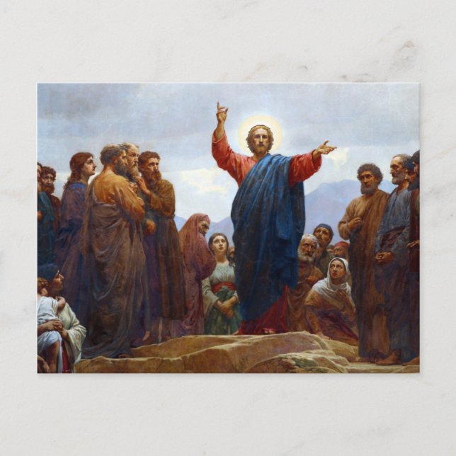 Carte Postale Sermon sur le Mont (Devant)
