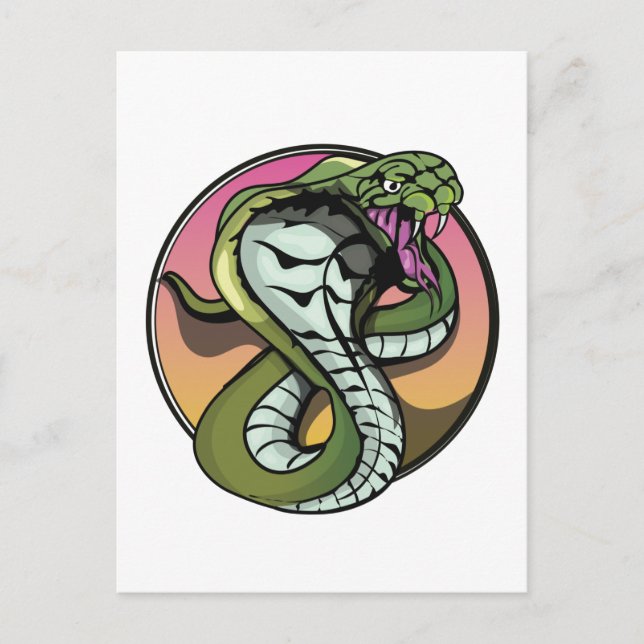 Carte Postale Serpent (Devant)