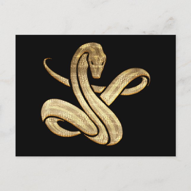 Carte Postale Serpent (Devant)