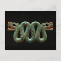 Carte postale: Serpent aztèque