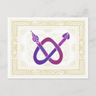Carte Postale Serpent celtique