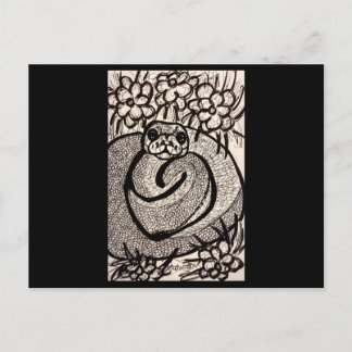 Carte Postale Serpent doux