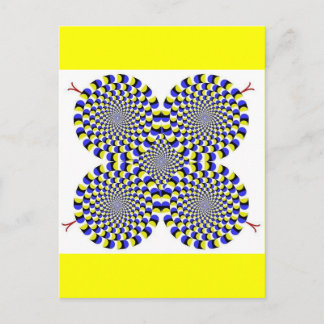 Carte Postale Serpents rotatifs