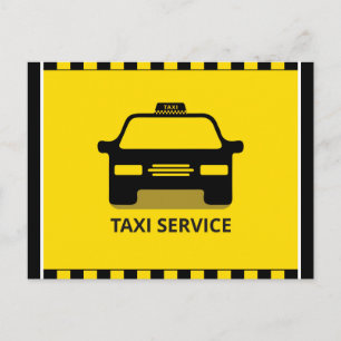 Carte Postale Service de taxi