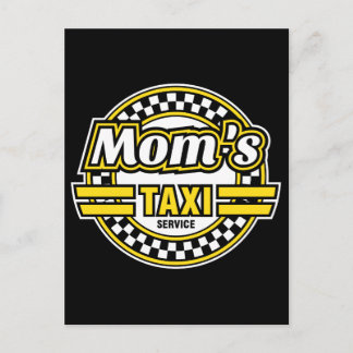 Carte Postale Service de taxi de maman