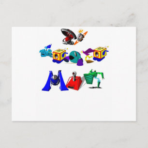 Carte Postale Servir l'homme